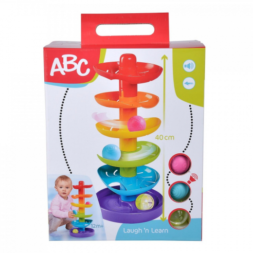 ABC Färgglad Kulbana  i gruppen LEKSAKER / Barn & baby / Barn & babyleksaker hos Spelexperten (104010053)