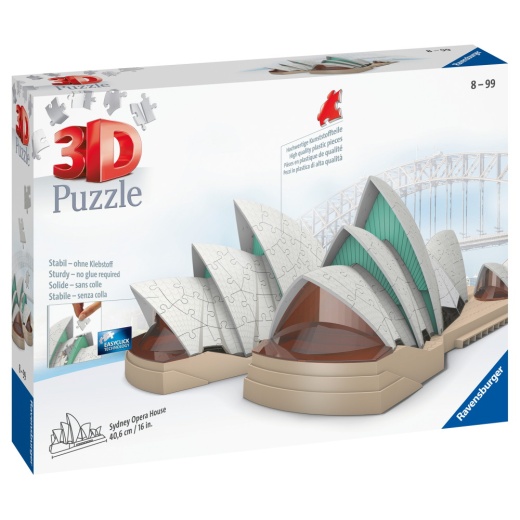 Ravensburger 3D Pussel: Operahuset i Sydney 216 Bitar i gruppen PUSSEL / 3D pussel hos Spelexperten (10411243)