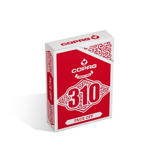 Copag 310 Trick Face Off Red i gruppen SÄLLSKAPSSPEL / Poker & Casino / Trick hos Spelexperten (104113324)