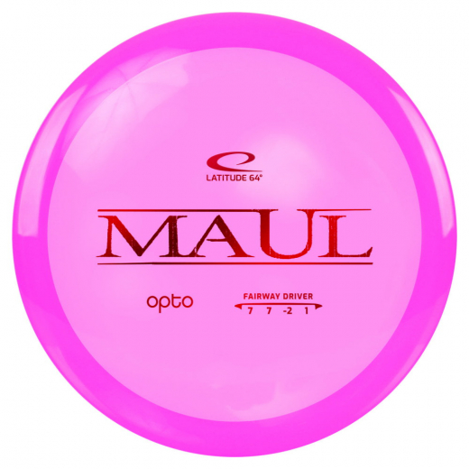 Latitude 64° Opto Maul Pink i gruppen UTOMHUSSPEL / Disc Golf & frisbee / Fairway Drivers hos Spelexperten (104388)