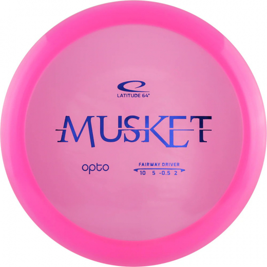 Latitude 64° Opto Musket Pink 170-172 g i gruppen UTOMHUSSPEL / Disc Golf & frisbee / Fairway Drivers hos Spelexperten (104462)