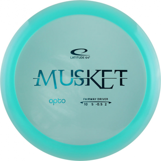 Latitude 64° Opto Musket Turquoise i gruppen UTOMHUSSPEL / Disc Golf & frisbee hos Spelexperten (104469)