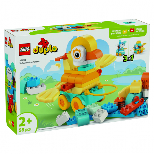 LEGO Duplo - 3-i-1 Djur på hjul i gruppen LEKSAKER / LEGO / LEGO Duplo hos Spelexperten (10448)