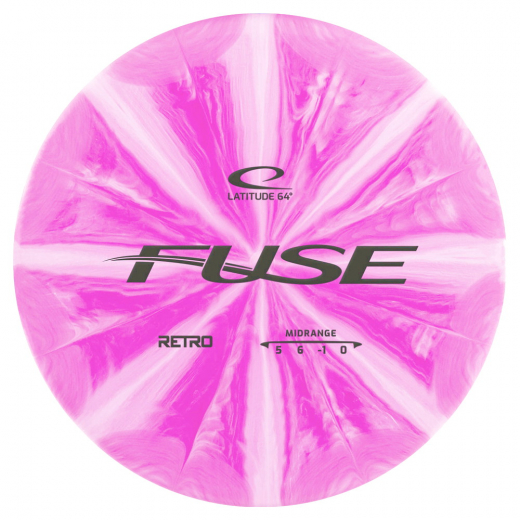 Latitude 64° Retro Fuse Pink/White i gruppen UTOMHUSSPEL / Disc Golf & frisbee / Midrange hos Spelexperten (104777)