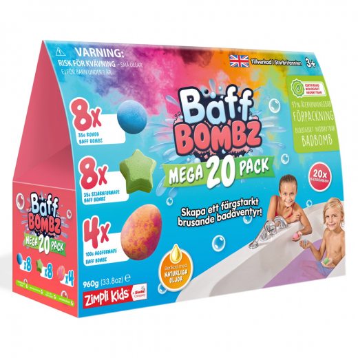 Zimpli Kids Baff Bombz Mega Pack i gruppen LEKSAKER / Barn & baby / Bada hos Spelexperten (105953611SDN)