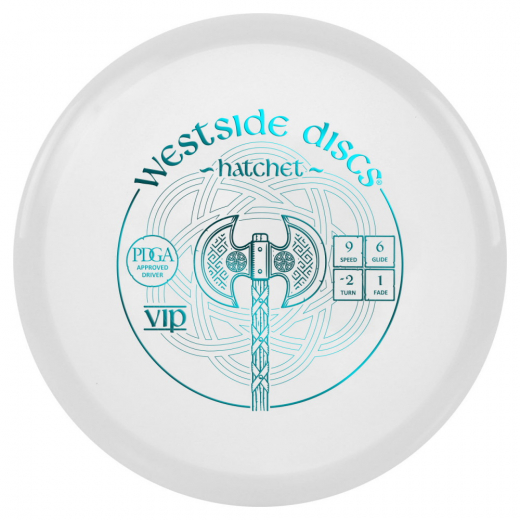 Westside Discs VIP Hatchet White i gruppen UTOMHUSSPEL / Disc Golf & frisbee / Fairway Drivers hos Spelexperten (106150)