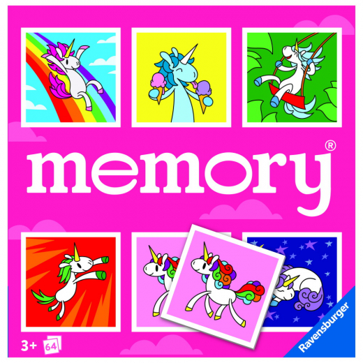 Unicorns memory i gruppen SÄLLSKAPSSPEL / Barnspel hos Spelexperten (10620999)