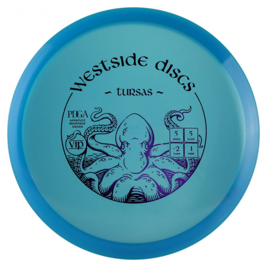 Westside Discs VIP Tursas Turquoise i gruppen UTOMHUSSPEL / Disc Golf & frisbee / Midrange hos Spelexperten (106450)