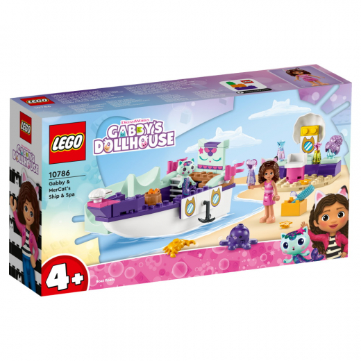 LEGO Gabby's Dollhouse - Gabbys och Sjökattens skepp och spa i gruppen LEKSAKER / LEGO / LEGO Gabby's Dollhouse hos Spelexperten (10786)