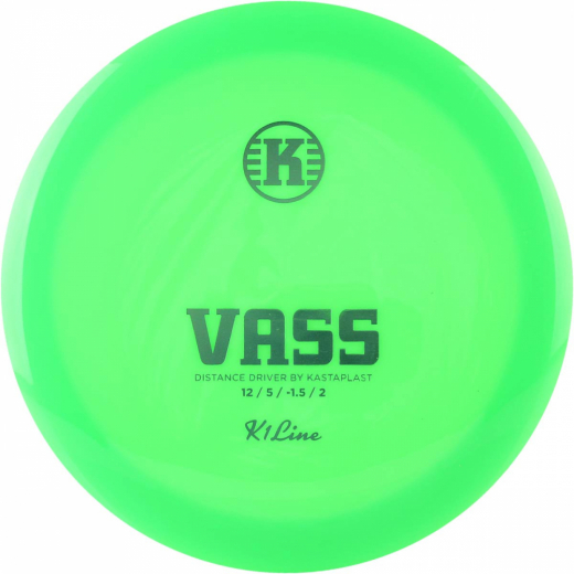 Kastaplast K1 Vass Lime Green i gruppen UTOMHUSSPEL / Disc Golf & frisbee / Distance Drivers hos Spelexperten (108247)