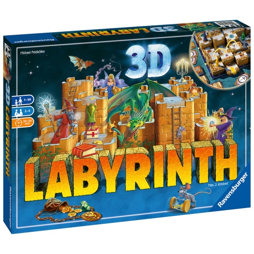 3D Labyrinth i gruppen SÄLLSKAPSSPEL / Familjespel hos Spelexperten (10826870)
