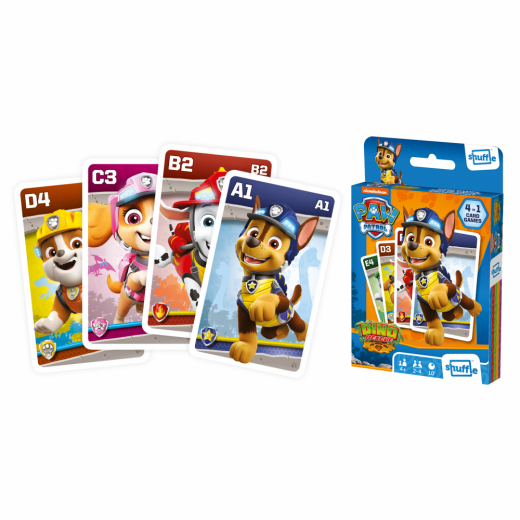 Shuffle - Kortspel Paw Patrol 4 i 1 i gruppen  hos Spelexperten (108463992)