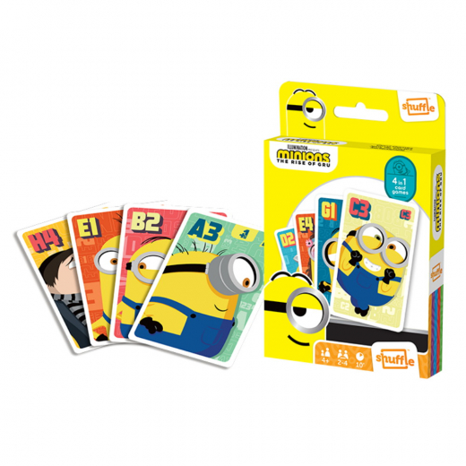 Shuffle - Kortspel Minions Rise of Gru 4 i 1 i gruppen  hos Spelexperten (108617992)