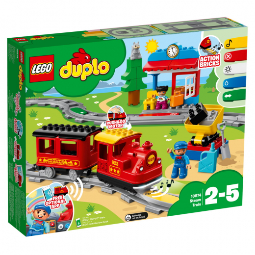 LEGO Duplo - Ångtåg i gruppen LEKSAKER / LEGO / LEGO Duplo hos Spelexperten (10874)