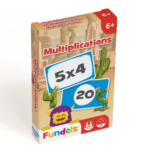 Learn Multiplications Kortlek i gruppen SÄLLSKAPSSPEL / Pedagogiska spel hos Spelexperten (109005009)