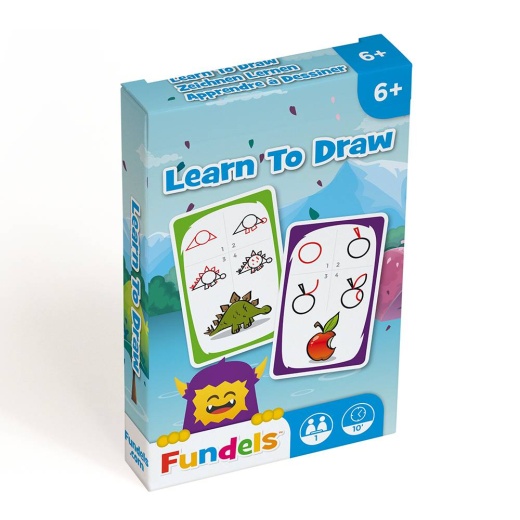 Learn To Draw Kortlek i gruppen SÄLLSKAPSSPEL / Pedagogiska spel hos Spelexperten (109007004)