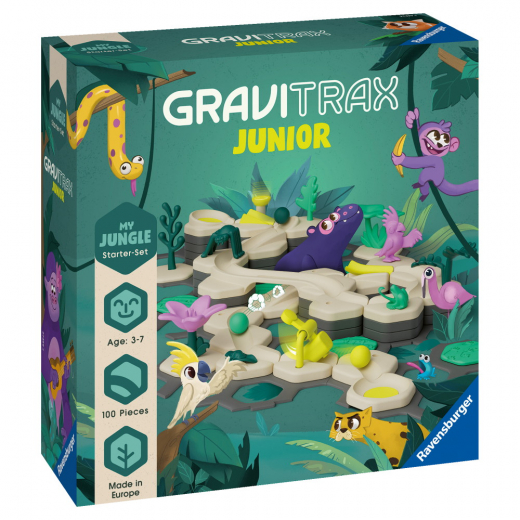 GraviTrax Junior Starter-Set Jungle i gruppen LEKSAKER / Experiment & teknik hos Spelexperten (10927499)