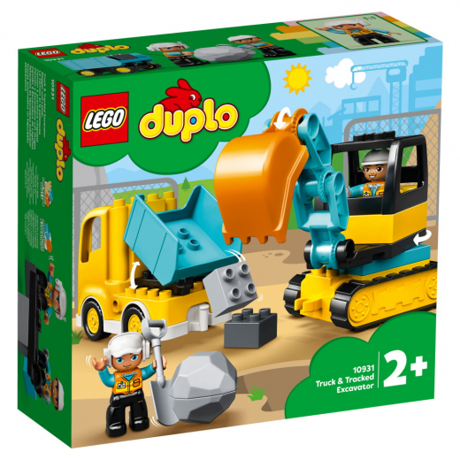 LEGO Duplo - Lastbil och grävmaskin i gruppen LEKSAKER / LEGO / LEGO Duplo hos Spelexperten (10931)