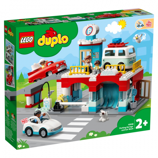 LEGO Duplo - Parkeringshus och biltvätt i gruppen  hos Spelexperten (10948)