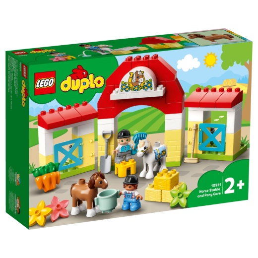 LEGO Duplo - Häststall och ponnyskötsel i gruppen LEKSAKER / Lego / LEGO Duplo hos Spelexperten (10951)