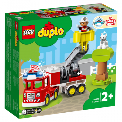 LEGO Duplo - Brandbil i gruppen LEKSAKER / LEGO / LEGO Duplo hos Spelexperten (10969)
