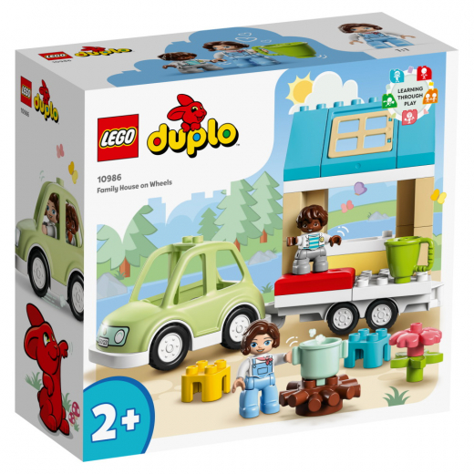 LEGO Duplo - Familjehus på hjul i gruppen LEKSAKER / LEGO / LEGO Duplo hos Spelexperten (10986)