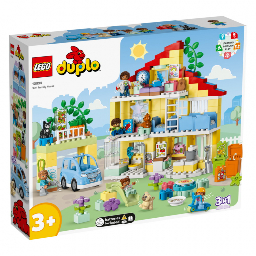 LEGO Duplo - 3in1 Familjehus i gruppen LEKSAKER / LEGO / LEGO Duplo hos Spelexperten (10994)