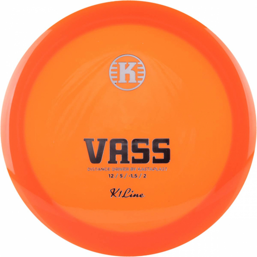 Kastaplast K1 Vass Orange i gruppen UTOMHUSSPEL / Disc Golf & frisbee / Distance Drivers hos Spelexperten (110002)