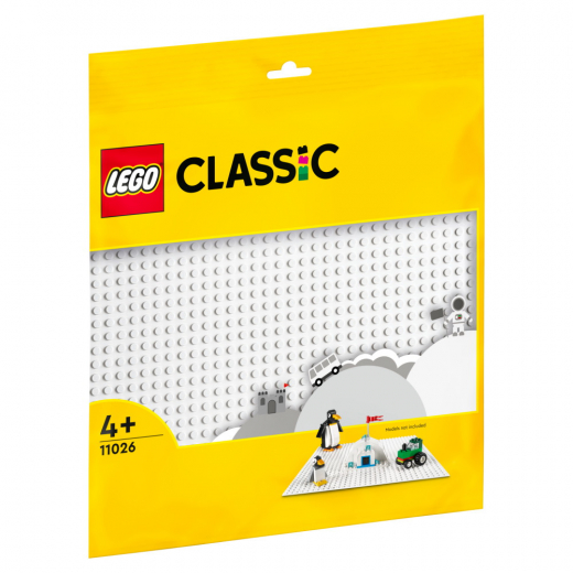 LEGO Classic - Vit basplatta i gruppen LEKSAKER / LEGO / LEGO Classics hos Spelexperten (11026)
