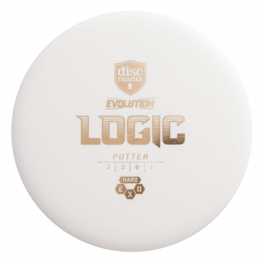 Discmania Evolution Logic EXO Hard White i gruppen UTOMHUSSPEL / Disc Golf & frisbee / Putt & approach hos Spelexperten (110350)