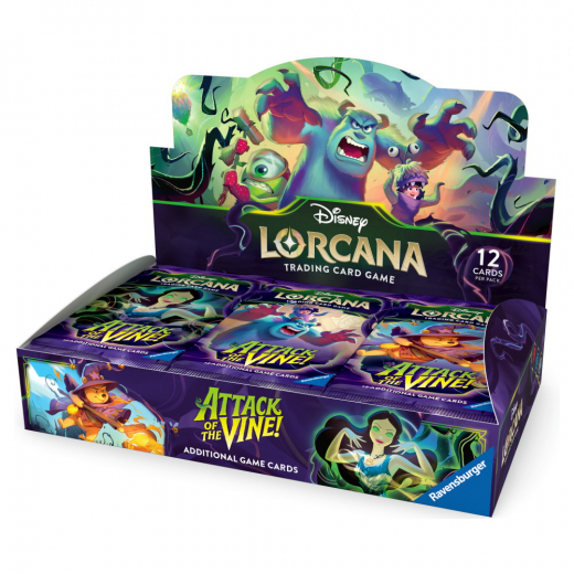 Disney Lorcana TCG: Attack of the Vine - Booster Display i gruppen SÄLLSKAPSSPEL / Spelserier / Disney Lorcana Trading Card Game hos Spelexperten (11090046-DIS)