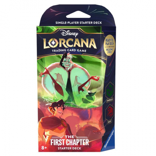 Disney Lorcana TCG: The First Chapter Starter Deck - Ruby & Emerald i gruppen SÄLLSKAPSSPEL / Kortspel hos Spelexperten (11098189-C)