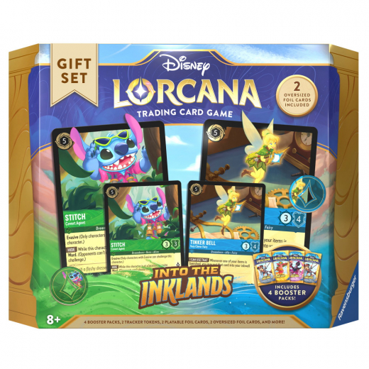 Disney Lorcana TCG: Into the Inklands - Gift Set i gruppen SÄLLSKAPSSPEL / Kortspel hos Spelexperten (11098295)