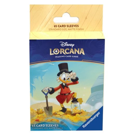 Disney Lorcana TCG: Sleeves 63 x 88 mm - Scrooge McDuck i gruppen SÄLLSKAPSSPEL / Tillbehör / Sleeves hos Spelexperten (11098299)