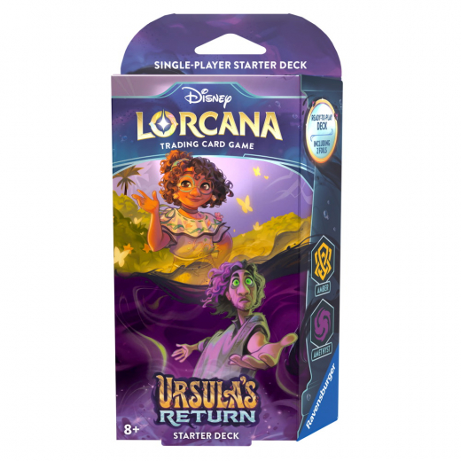 Disney Lorcana TCG: Ursula's Return Starter Deck - Amber & Amethyst i gruppen SÄLLSKAPSSPEL / Kortspel hos Spelexperten (11098327-MB)
