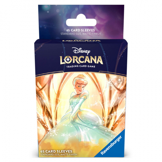 Disney Lorcana TCG: Sleeves 63 x 88 mm - Cinderella i gruppen SÄLLSKAPSSPEL / Tillbehör / Sleeves hos Spelexperten (11098529)