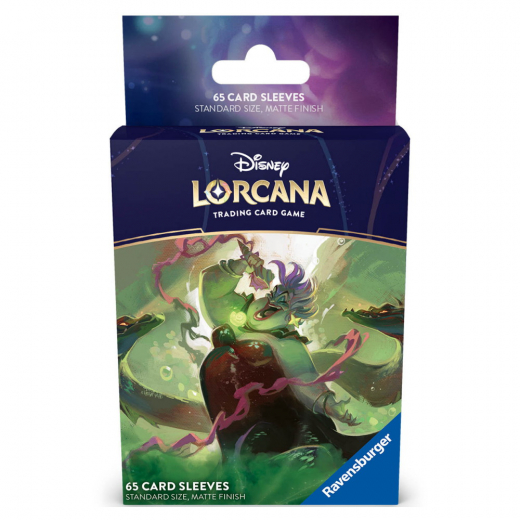 Disney Lorcana TCG: Sleeves 63 x 88 mm - Ursula i gruppen SÄLLSKAPSSPEL / Tillbehör / Sleeves hos Spelexperten (11098531)