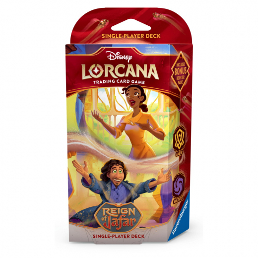 Disney Lorcana TCG: Reign of Jafar Single Player Deck - Amber & Amethyst i gruppen SÄLLSKAPSSPEL / Spelserier / Disney Lorcana Trading Card Game hos Spelexperten (11098544-TB)