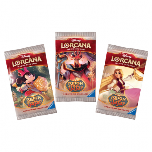 Disney Lorcana TCG: Reign of Jafar - Booster Pack i gruppen SÄLLSKAPSSPEL / Spelserier / Disney Lorcana Trading Card Game hos Spelexperten (11098558-BOS)