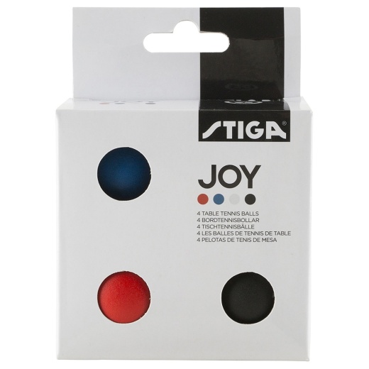 Stiga Joy Bordtennisbollar 4-pack i gruppen SPELBORD / Bordtennis hos Spelexperten (1110-5240-04)