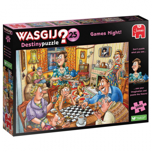 Wasgij? Destiny #25 - Games Night! 1000 Bitar i gruppen PUSSEL / Wasgij hos Spelexperten (1110100015)