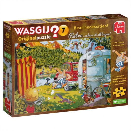 Wasgij? Original #7 - Bear necessities! 1000 Bitar i gruppen PUSSEL / Wasgij hos Spelexperten (1110100016)