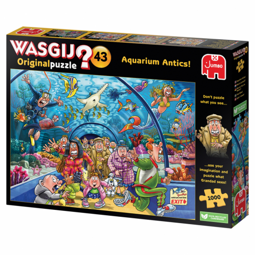 Wasgij? Original #43 Aquarium Antics! 1000 Bitar i gruppen PUSSEL / Wasgij hos Spelexperten (1110100020)
