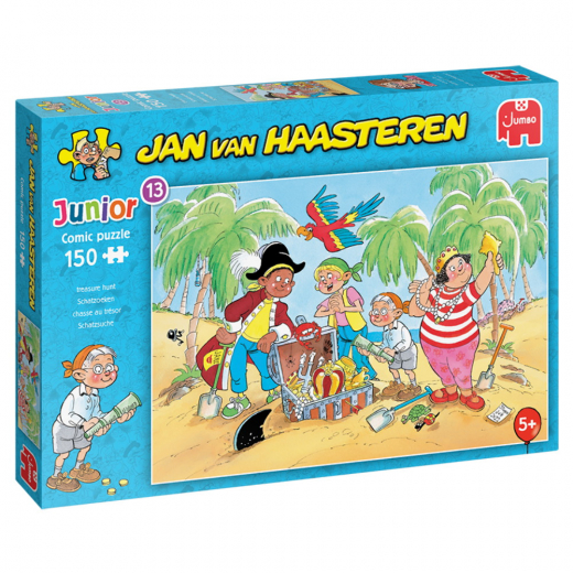 Jan van Haasteren Pussel - Treasure Hunt 150 Bitar i gruppen PUSSEL / < 750 bitar hos Spelexperten (1110100034)