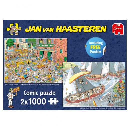 Jan van Haasteren Pussel - Dutch Traditions 2x1000 Bitar i gruppen PUSSEL / 1000 bitar hos Spelexperten (1110100037)