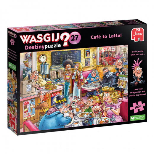 Wasgij? Destiny #27 - Café to Latte! 1000 Bitar i gruppen PUSSEL / Wasgij hos Spelexperten (1110100332)