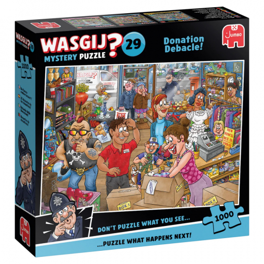 Wasgij? Mystery #29 - Donation Debacle! 1000 Bitar i gruppen PUSSEL / Wasgij hos Spelexperten (1110100513)