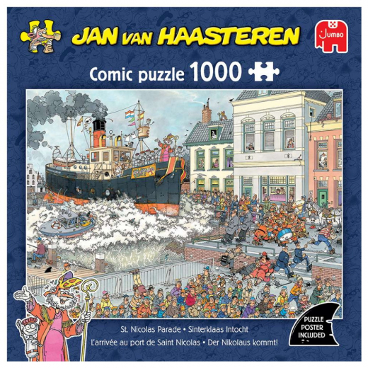 Jan van Haasteren Pussel: St. Nicolas Parade 1000 Bitar i gruppen PUSSEL / 1000 bitar hos Spelexperten (1110100537)