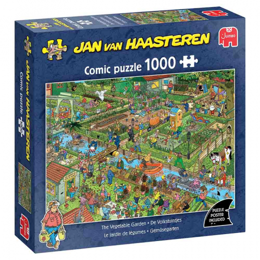 Jan van Haasteren Pussel - The Vegetable Garden 1000 bitar i gruppen PUSSEL / 1000 bitar hos Spelexperten (1110100600)