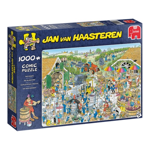 Jan van Haasteren Pussel - The Winery 1000 Bitar i gruppen PUSSEL / 1000 bitar hos Spelexperten (1110100604)
